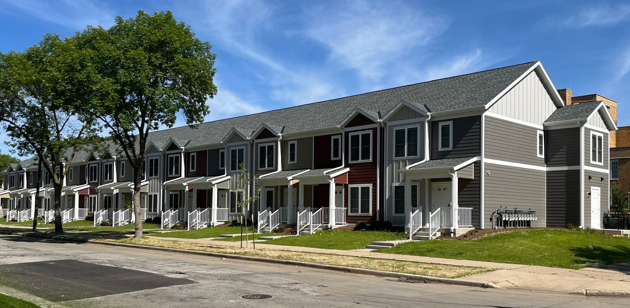 Completed Edison Townhomes